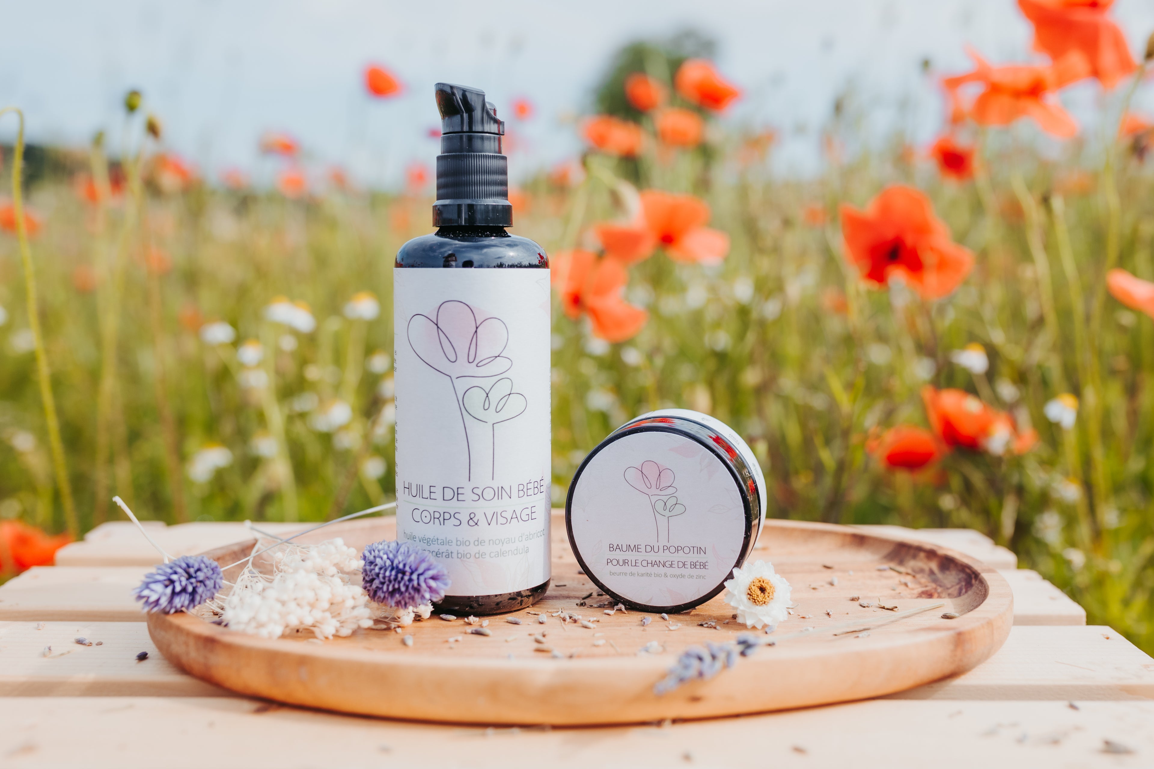 Soins naturels bébé corps et fesses
