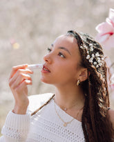 Baume à lèvres paillettes naturel